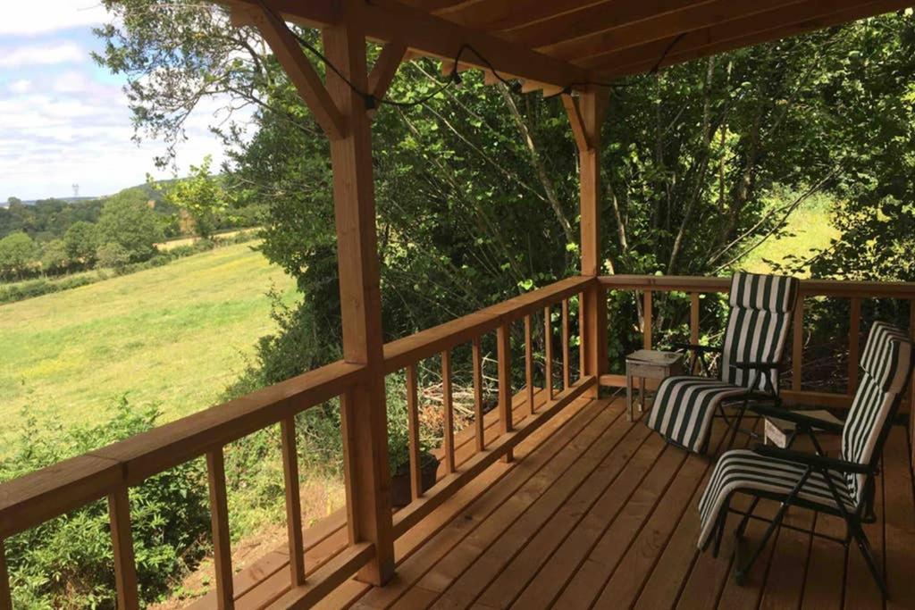Chalet Panoramique Et Moderne Tout Confort Saizy Exterior foto